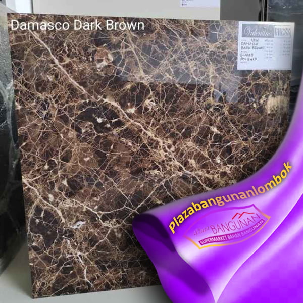 DAMASCO DARK BROWN 60X60