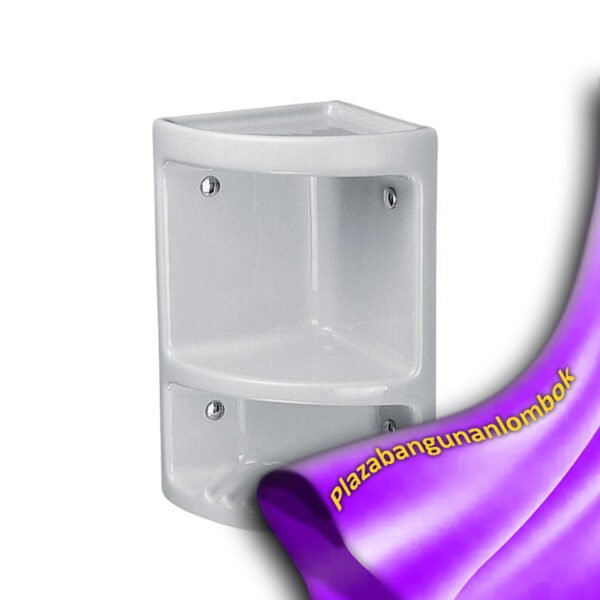 S163N Corner Soap Holder White